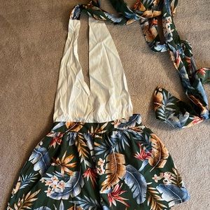 Brand NWT Zaful Tropical Romper